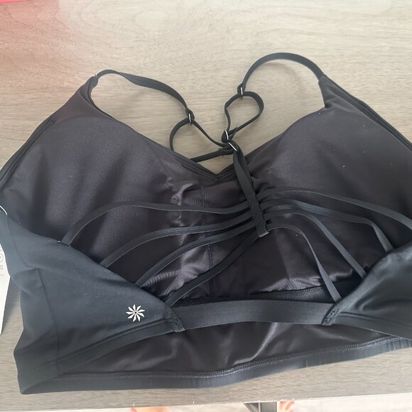 Athleta Ventura Bikini Crop - Black DD Large - Picture 2 of 2